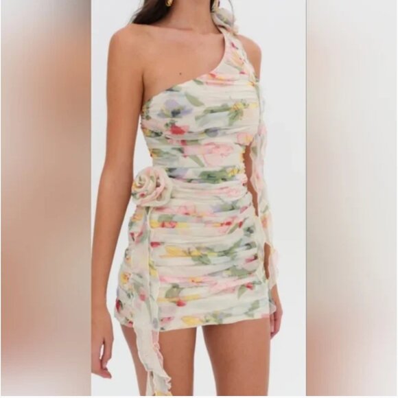 For Love and Lemons Mini Ruffled Dress size S - Picture 1 of 7